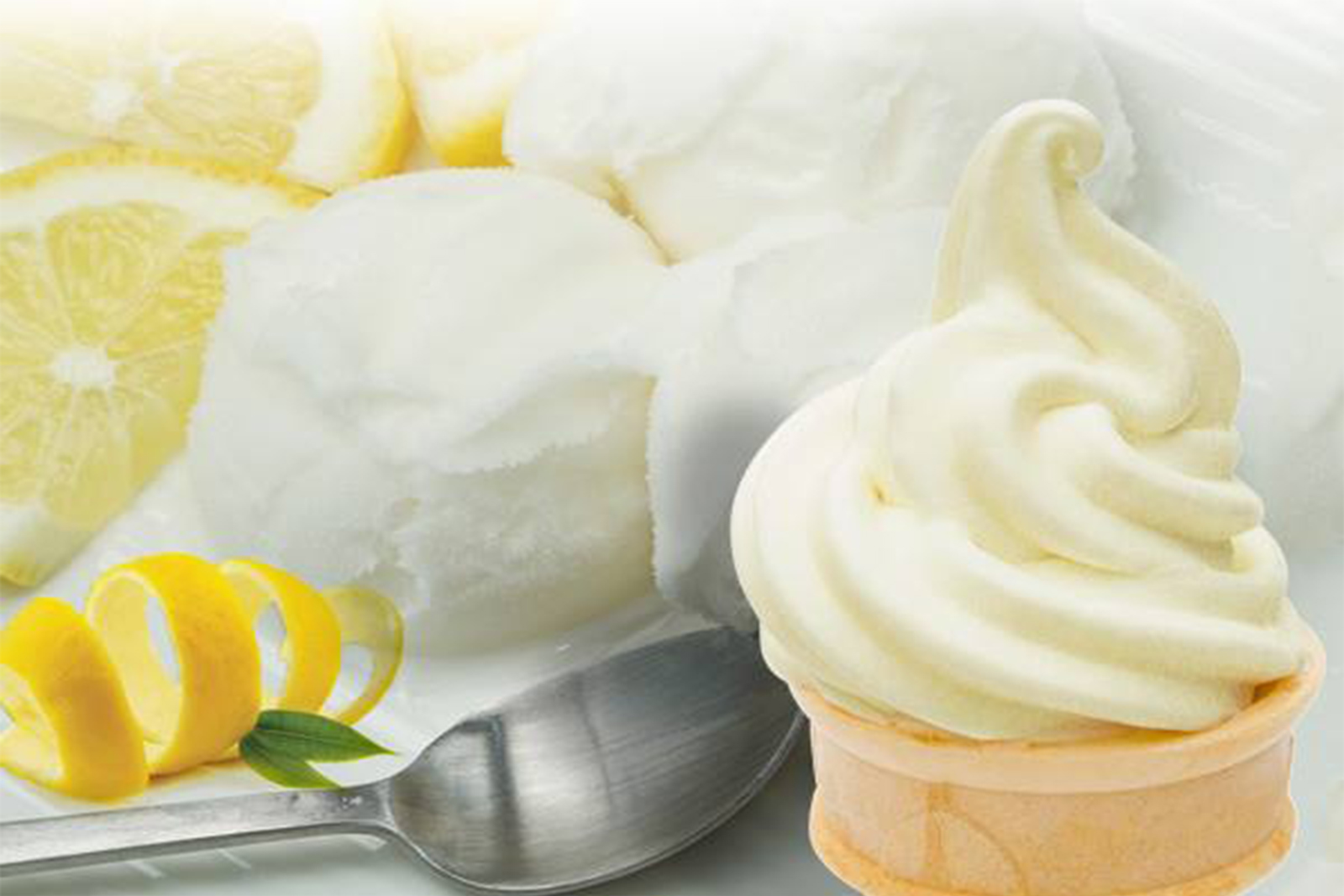 Citronová zmrzlina - zmrzlinová směs na točenou zmrzlinu citronovou